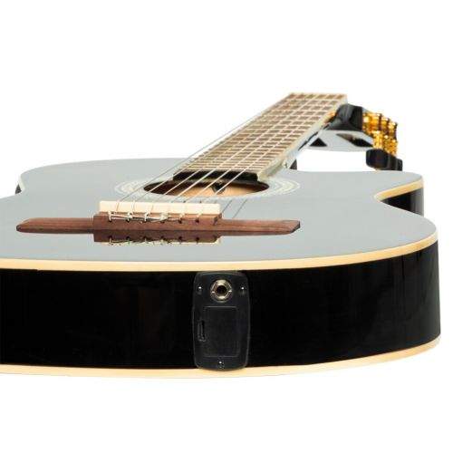 Гитара электроакустическая STAGG N SCL60 TCE-BLK